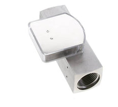 Débitmètre à section variable G1'' en acier inoxydable pour huile 15-45 l/min 300 bar