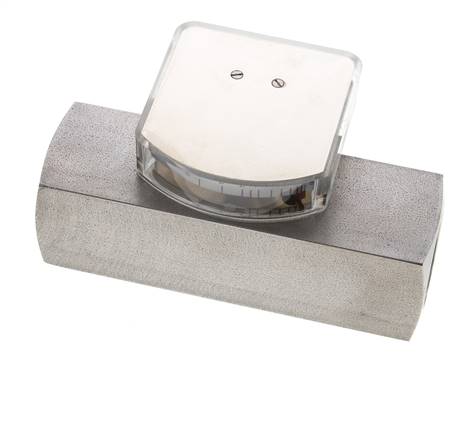 Débitmètre à section variable G1'' en acier inoxydable pour huile 35-110 l/min 300 bar