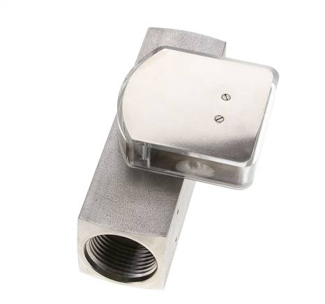 Débitmètre à section variable G1'' en acier inoxydable pour huile 35-110 l/min 300 bar