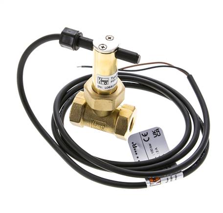 Contrôleur de débit à palette en ligne 2.3-4.7 l/min 100 bar G1/4'' laiton