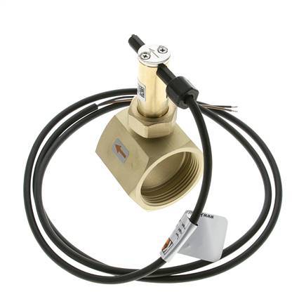Contrôleur de débit à palette en ligne 34.8-64.2 l/min 25 bar G1 1/2'' laiton