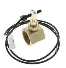 Contrôleur de débit à palette en ligne 34.8-64.2 l/min 25 bar G1 1/2'' laiton
