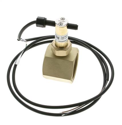 Contrôleur de débit à palette en ligne 34.8-64.2 l/min 25 bar G1 1/2'' laiton