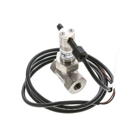 Contrôleur de débit à palette en ligne 2.3-4.7 l/min 250 bar G1/4'' acier inoxydable