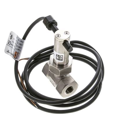 Contrôleur de débit à palette en ligne 2.3-4.7 l/min 250 bar G1/4'' acier inoxydable
