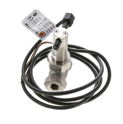Contrôleur de débit à palette en ligne 2.3-4.7 l/min 250 bar G1/4'' acier inoxydable