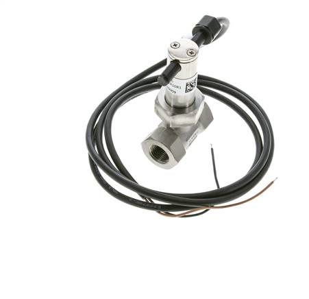 Contrôleur de débit à palette en ligne 2.8-6 l/min 250 bar G3/8'' acier inoxydable