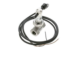 Contrôleur de débit à palette en ligne 2.8-6 l/min 250 bar G3/8'' acier inoxydable