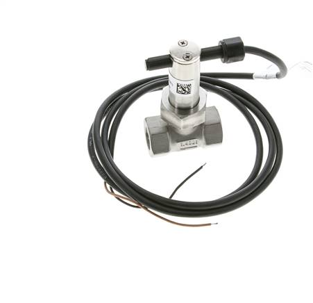Contrôleur de débit à palette en ligne 2.8-6 l/min 250 bar G3/8'' acier inoxydable