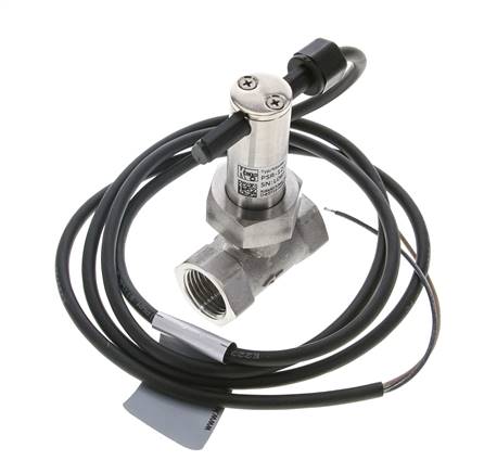 Contrôleur de débit à palette en ligne 2.5-6.4 l/min 250 bar G1/2'' acier inoxydable