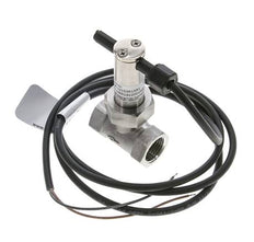 Contrôleur de débit à palette en ligne 2.5-6.4 l/min 250 bar G1/2'' acier inoxydable