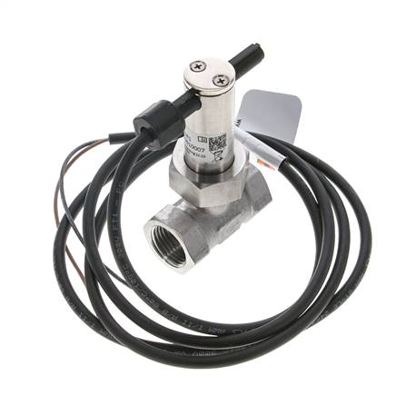 Contrôleur de débit à palette en ligne 2.5-6.4 l/min 250 bar G1/2'' acier inoxydable