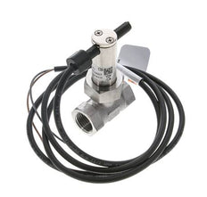 Contrôleur de débit à palette en ligne 2.5-6.4 l/min 250 bar G1/2'' acier inoxydable