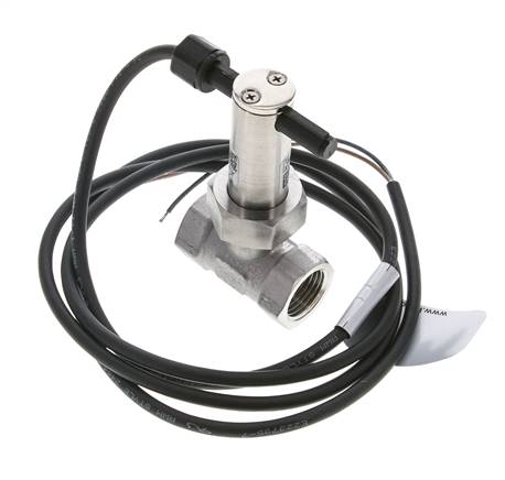 Contrôleur de débit à palette en ligne 2.5-6.4 l/min 250 bar G1/2'' acier inoxydable