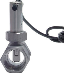 Contrôleur de débit à palette en ligne 2.5-6.4 l/min 250 bar G1/2'' acier inoxydable