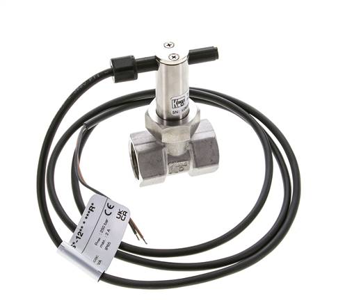 Contrôleur de débit à palette en ligne 7.7-13.4 l/min 250 bar G3/4'' acier inoxydable