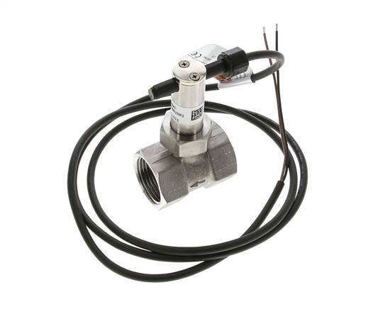 Contrôleur de débit à palette en ligne 7.4-18.2 l/min 250 bar G1'' acier inoxydable