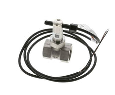 Contrôleur de débit à palette en ligne 7.4-18.2 l/min 250 bar G1'' acier inoxydable
