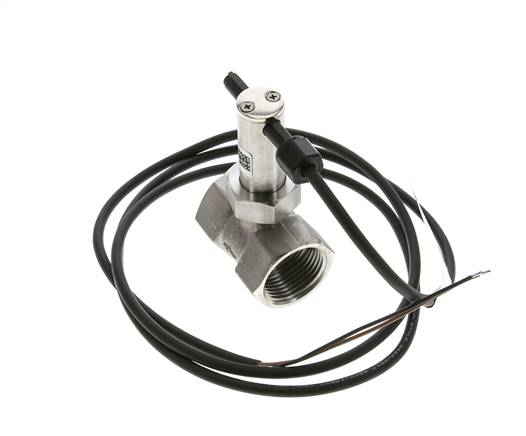 Contrôleur de débit à palette en ligne 7.4-18.2 l/min 250 bar G1'' acier inoxydable