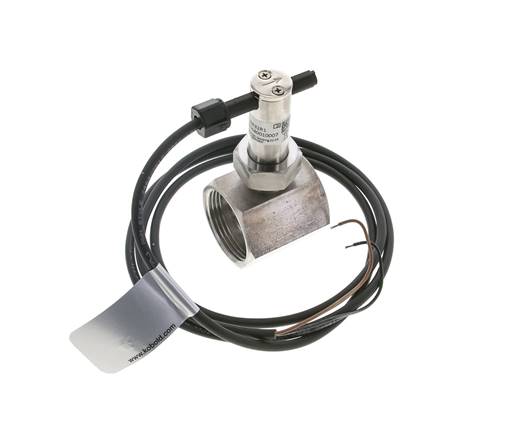 Contrôleur de débit à palette en ligne 22-38.6 l/min 40 bar G1 1/4'' acier inoxydable