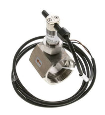 Contrôleur de débit à palette en ligne 34.8-64.2 l/min 40 bar G1 1/2'' acier inoxydable