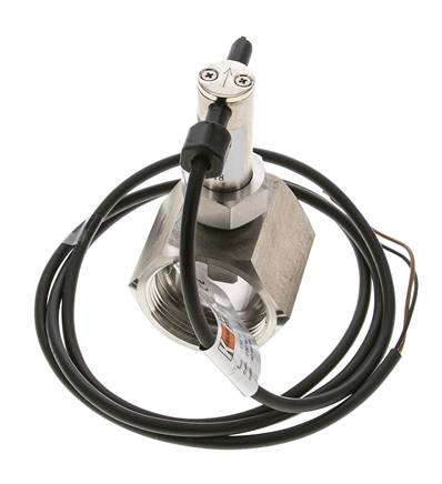 Contrôleur de débit à palette en ligne 34.8-64.2 l/min 40 bar G1 1/2'' acier inoxydable