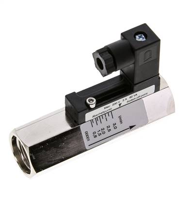 Contrôleur de débit à section variable pour huile 0.8-3 l/min 300 bar G1/2'' en laiton