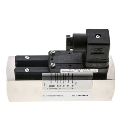 Contrôleur de débit à section variable pour huile 20-60 l/min 250 bar G1'' en laiton