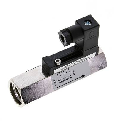 Contrôleur de débit à section variable pour huile 0.5-1.6 l/min 350 bar G1/2'' en acier inoxydable