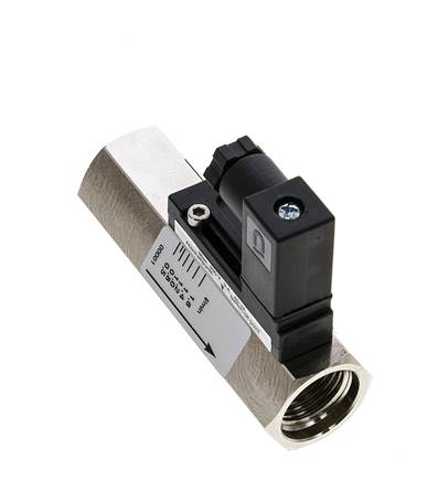 Contrôleur de débit à section variable pour huile 0.5-1.6 l/min 350 bar G1/2'' en acier inoxydable