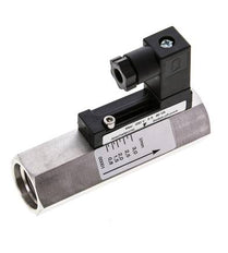 Contrôleur de débit à section variable pour huile 0.8-3 l/min 350 bar G1/2'' en acier inoxydable