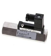 Contrôleur de débit à section variable pour huile 0.8-3 l/min 350 bar G1/2'' en acier inoxydable