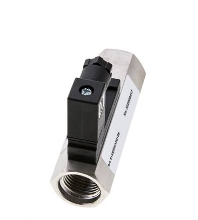 Contrôleur de débit à section variable pour huile 0.8-3 l/min 350 bar G1/2'' en acier inoxydable