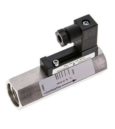 Contrôleur de débit à section variable pour huile 2-7 l/min 350 bar G1/2'' en acier inoxydable