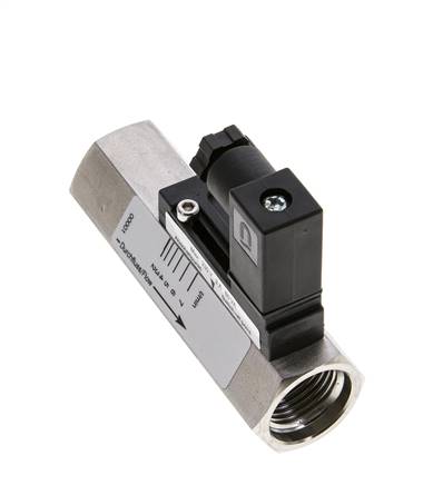 Contrôleur de débit à section variable pour huile 2-7 l/min 350 bar G1/2'' en acier inoxydable