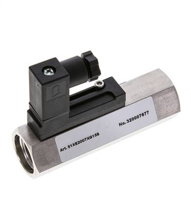 Contrôleur de débit à section variable pour huile 2-7 l/min 350 bar G1/2'' en acier inoxydable