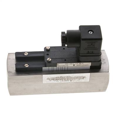 Contrôleur de débit à section variable pour huile 30-90 l/min 300 bar G1'' en acier inoxydable