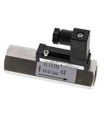 Contrôleur de débit à section variable pour eau 0.4-1.8 l/min 350 bar G1/2'' en acier inoxydable
