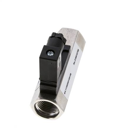 Contrôleur de débit à section variable pour eau 0.4-1.8 l/min 350 bar G1/2'' en acier inoxydable