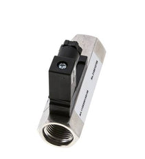 Contrôleur de débit à section variable pour eau 0.4-1.8 l/min 350 bar G1/2'' en acier inoxydable
