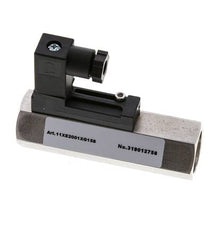 Contrôleur de débit à section variable pour eau 0.4-1.8 l/min 350 bar G1/2'' en acier inoxydable