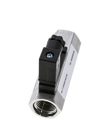 Contrôleur de débit à section variable pour eau 2-7 l/min 350 bar G1/2'' en acier inoxydable