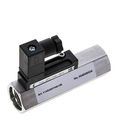 Contrôleur de débit à section variable pour eau 2-7 l/min 350 bar G1/2'' en acier inoxydable