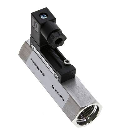 Contrôleur de débit à section variable pour eau 2-7 l/min 350 bar G1/2'' en acier inoxydable