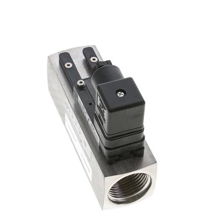 Contrôleur de débit à section variable pour eau 10-30 l/min 300 bar G1'' en acier inoxydable