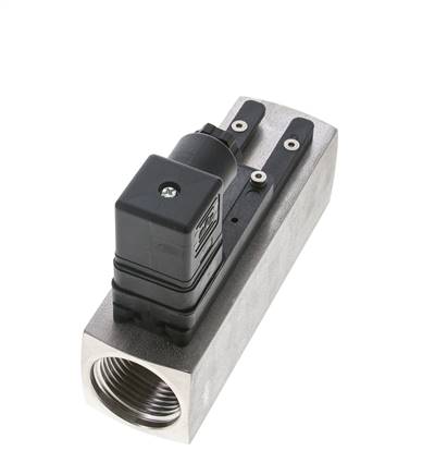 Contrôleur de débit à section variable pour eau 10-30 l/min 300 bar G1'' en acier inoxydable