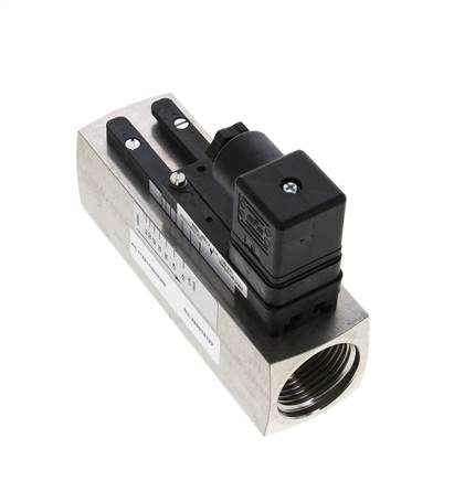 Contrôleur de débit à section variable pour eau 15-45 l/min 300 bar G1'' en acier inoxydable