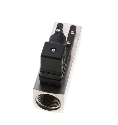 Contrôleur de débit à section variable pour eau 15-45 l/min 300 bar G1'' en acier inoxydable