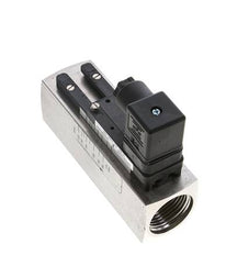 Contrôleur de débit à section variable pour eau 20-60 l/min 300 bar G1'' en acier inoxydable