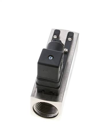Contrôleur de débit à section variable pour eau 20-60 l/min 300 bar G1'' en acier inoxydable